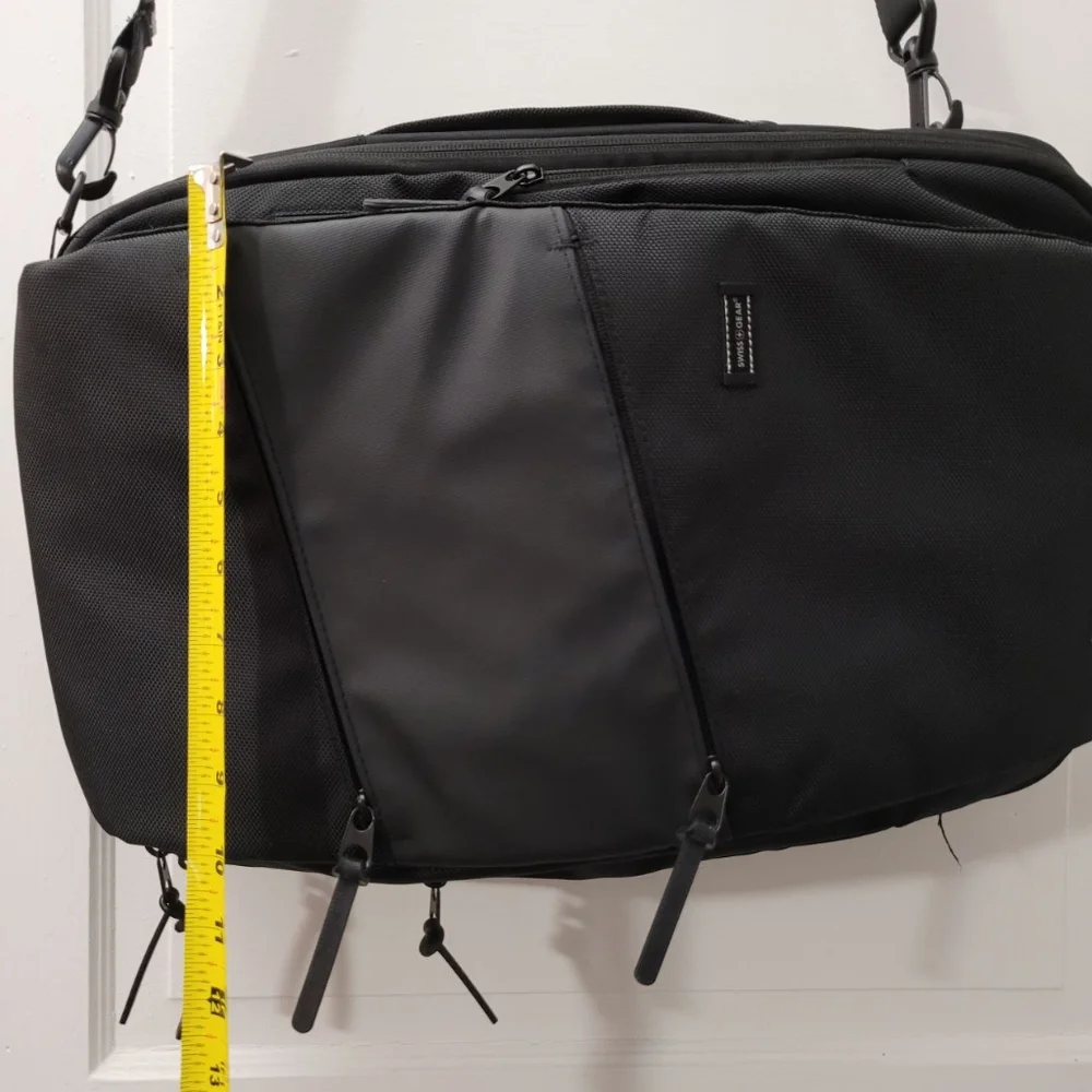 SWISSGEAR Hybrid 19” Backpack/Messenger - Black - Picture 7 of 15